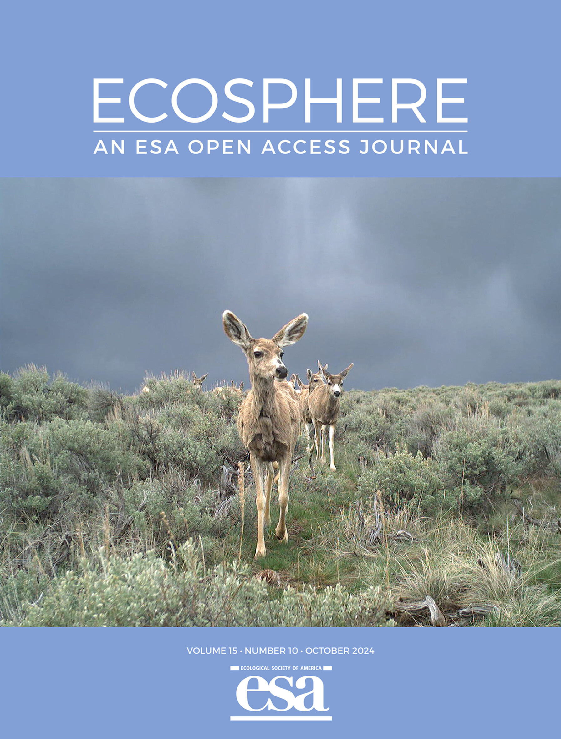 Ecosphere journal cover